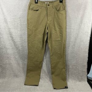 One Bone Chino Pants Mens Size A 30x32 Flat Front Stretch Comfort Elastic Waist